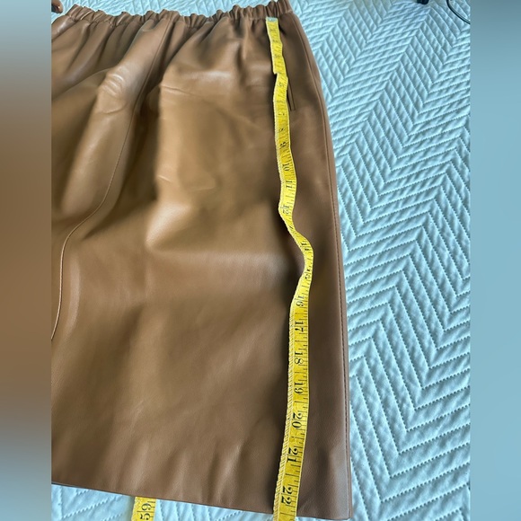 🚨 Rare Vintage Saks Fith Real Clothes leather skirt suit!!!!!!!!! - Picture 8 of 9